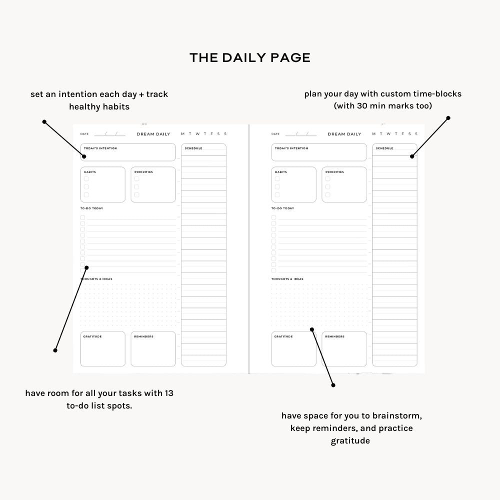 The Daily Planner - Dream DailyDream Daily